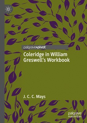 bokomslag Coleridge in William Greswell's Workbook