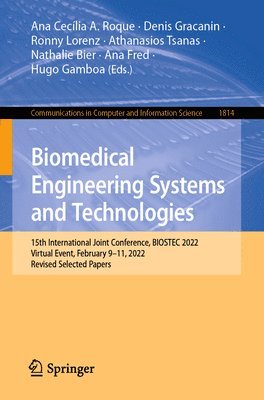 bokomslag Biomedical Engineering Systems and Technologies