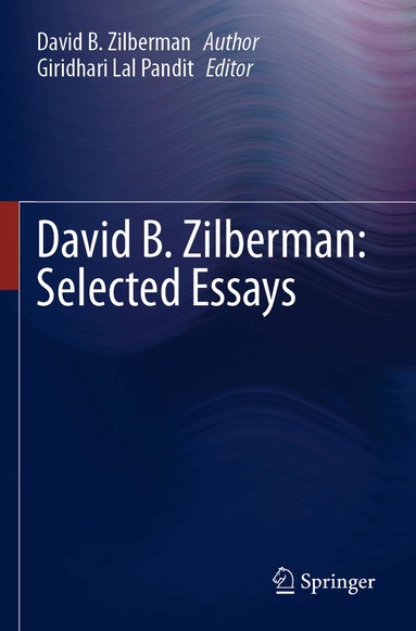 David B. Zilberman, Giridhari Lal Pandit - David B. Zilberman: Selected Essays, Häftad