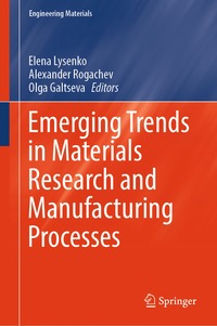 bokomslag Emerging Trends in Materials Research and Manufacturing Processes