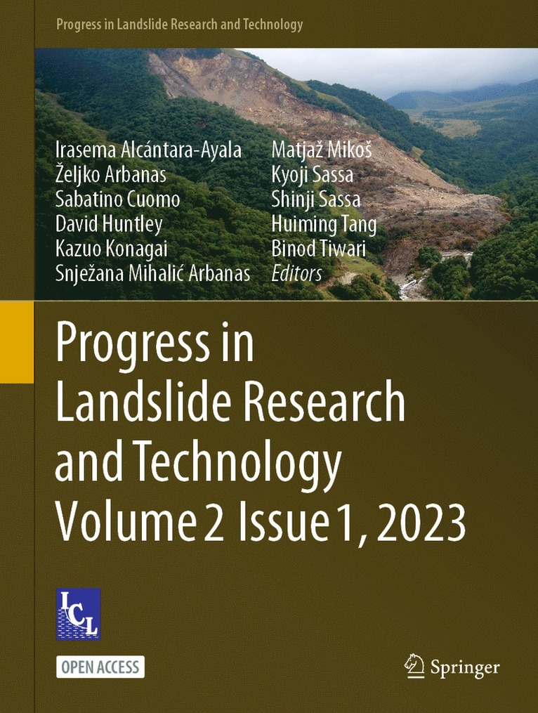 Progress in Landslide Research and Technology, Volume 2 Issue 1, 2023 1