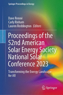 bokomslag Proceedings of the 52nd American Solar Energy Society National Solar Conference 2023