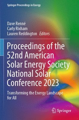 bokomslag Proceedings of the 52nd American Solar Energy Society National Solar Conference 2023