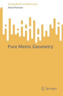 bokomslag Pure Metric Geometry