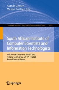bokomslag South African Institute of Computer Scientists and Information Technologists