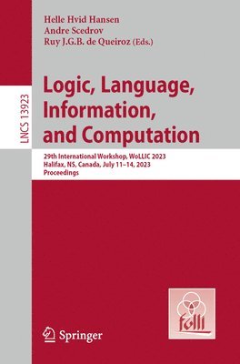 Logic, Language, Information, and Computation 1