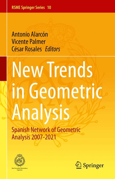 Antonio Alarcón, Vicente Palmer, César Rosales - New Trends in Geometric Analysis, Inbunden