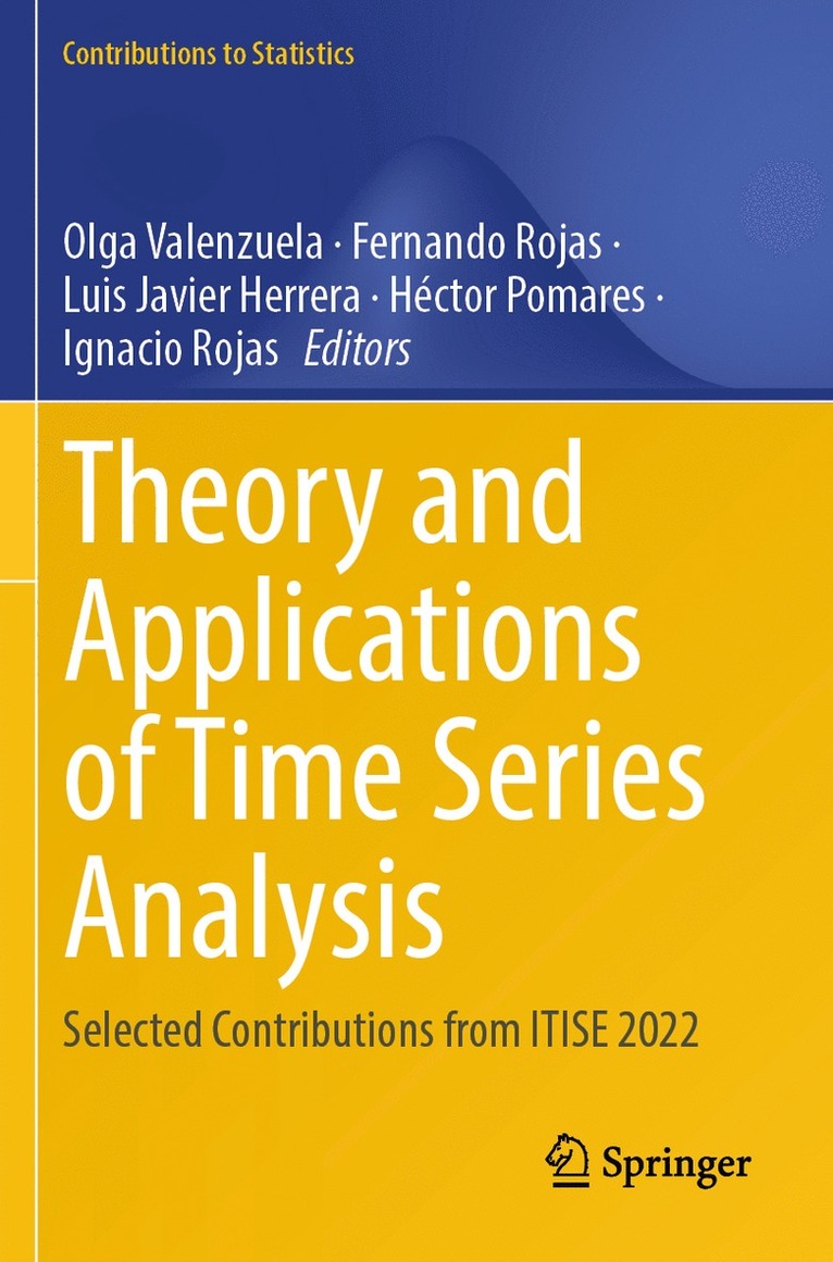 Olga Valenzuela, Fernando Rojas, Luis Javier Herrera, Héctor Pomares, Ignacio Rojas, Hector Pomares - Theory and Applications of Time Series Analysis, Häftad