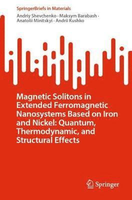 Andriy Shevchenko, Maksym Barabash, Anatolii Minitskyi, Andrii Kushko - Magnetic Solitons in Extended Ferromagnetic Nanosystems Based on Iron and Nickel: Quantum, Thermodynamic, and Structural Effects, Häftad
