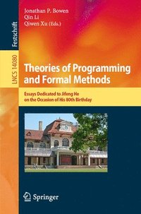 bokomslag Theories of Programming and Formal Methods