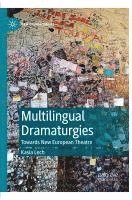 bokomslag Multilingual Dramaturgies