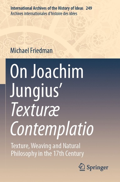 bokomslag On Joachim Jungius Textur Contemplatio