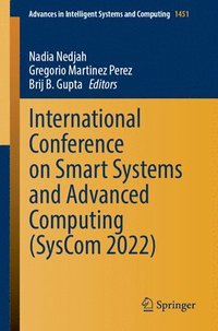 bokomslag International Conference on Smart Systems and Advanced Computing (SysCom 2022)