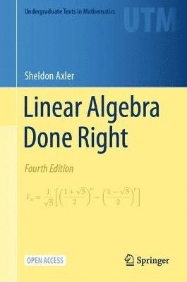 bokomslag Linear Algebra Done Right
