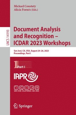 Document Analysis and Recognition  ICDAR 2023 Workshops 1