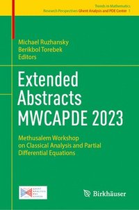 bokomslag Extended Abstracts MWCAPDE 2023