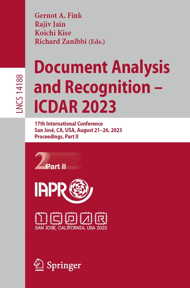 Document Analysis and Recognition - ICDAR 2023 1