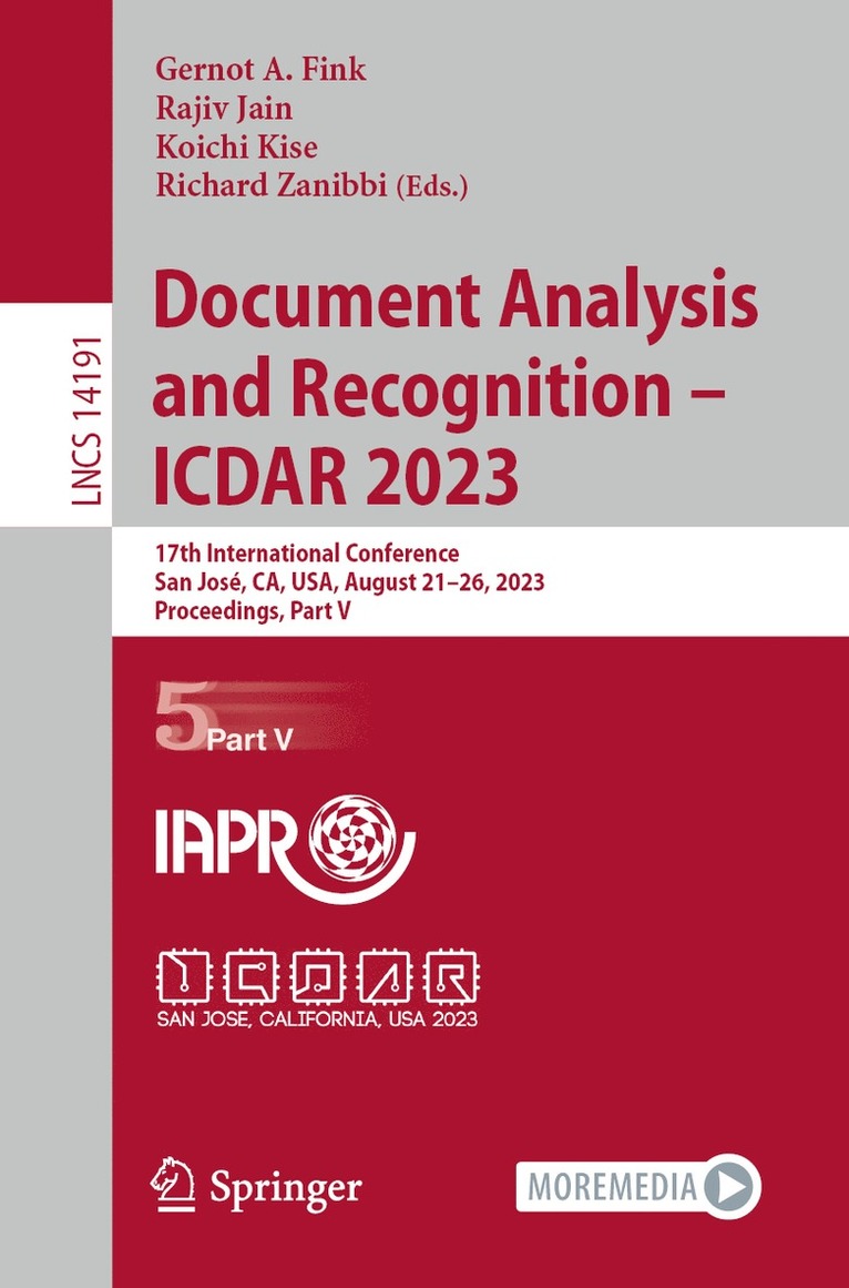 Document Analysis and Recognition - ICDAR 2023 1