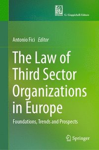 bokomslag The Law of Third Sector Organizations in Europe