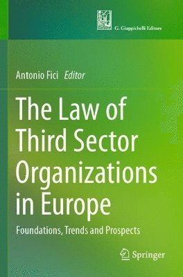 bokomslag The Law of Third Sector Organizations in Europe