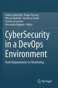 bokomslag CyberSecurity in a DevOps Environment