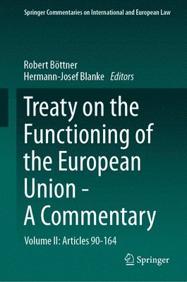 bokomslag Treaty on the Functioning of the European Union - A Commentary