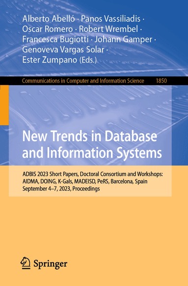Alberto Abelló, Panos Vassiliadis, Oscar Romero, Robert Wrembel, Francesca Bugiotti, Johann Gamper, Genoveva Vargas Solar, Ester Zumpano - New Trends in Database and Information Systems, Häftad