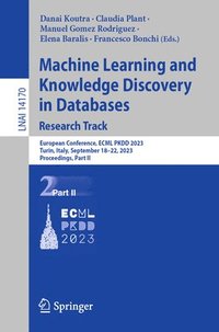 bokomslag Machine Learning and Knowledge Discovery in Databases: Research Track