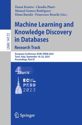 bokomslag Machine Learning and Knowledge Discovery in Databases: Research Track