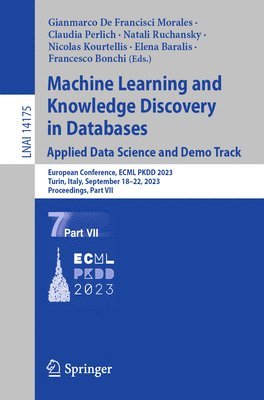 Machine Learning and Knowledge Discovery in Databases: Applied Data Science and Demo Track 1