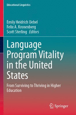 bokomslag Language Program Vitality in the United States