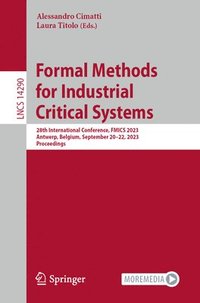 bokomslag Formal Methods for Industrial Critical Systems