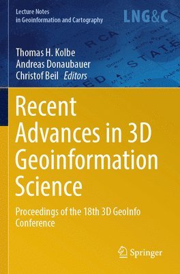 Recent Advances in 3D Geoinformation Science 1