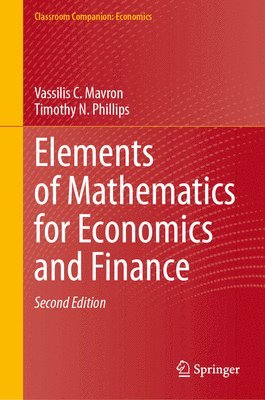 bokomslag Elements of Mathematics for Economics and Finance