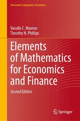 Elements of Mathematics for Economics and Finance 1
