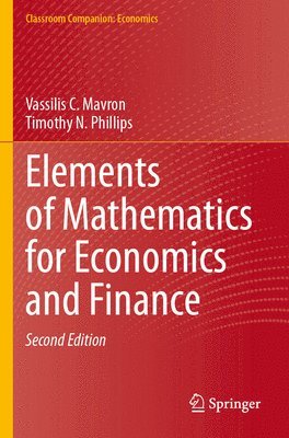 bokomslag Elements of Mathematics for Economics and Finance