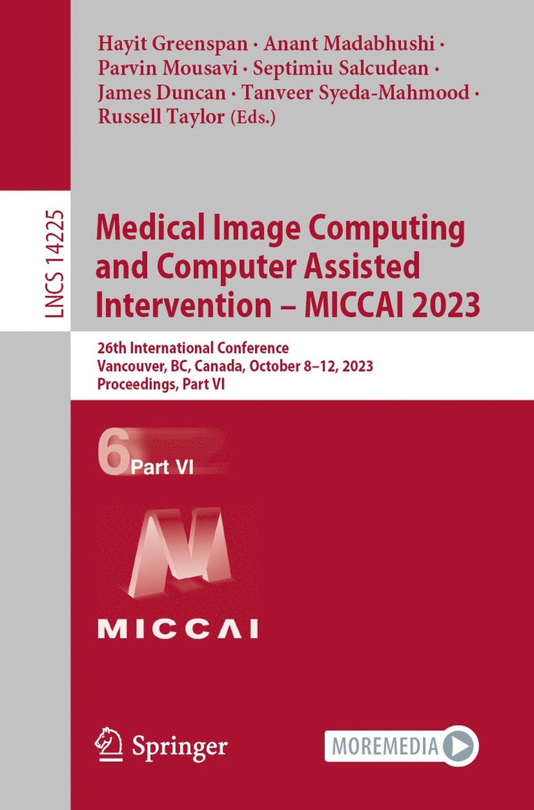 Medical Image Computing and Computer Assisted Intervention  MICCAI 2023 1