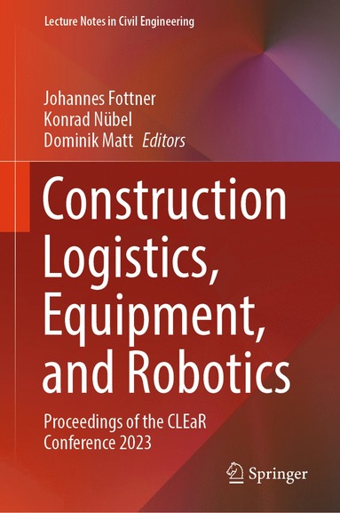 bokomslag Construction Logistics, Equipment, and Robotics