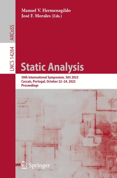 Manuel V. Hermenegildo, José F. Morales - Static Analysis, Häftad