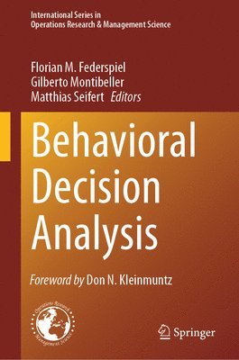 Behavioral Decision Analysis 1