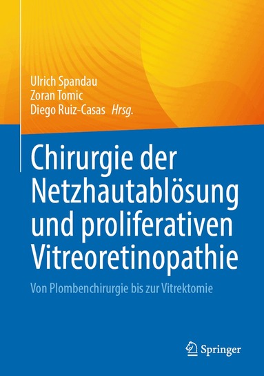 Ulrich Spandau, Zoran Tomic, Diego Ruiz-Casas - Chirurgie der Netzhautablösung und proliferativen Vitreoretinopathie, Inbunden