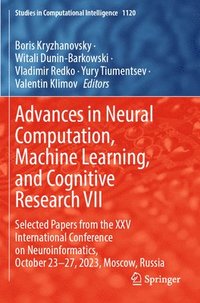 bokomslag Advances in Neural Computation, Machine Learning, and Cognitive Research VII