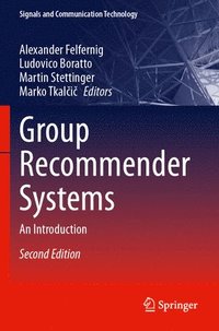 bokomslag Group Recommender Systems