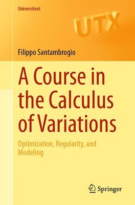 Filippo Santambrogio - Course in the Calculus of Variations, Häftad