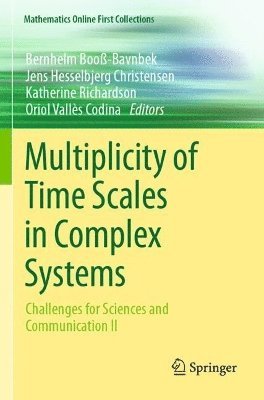 bokomslag Multiplicity of Time Scales in Complex Systems