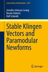 bokomslag Stable Klingen Vectors and Paramodular Newforms