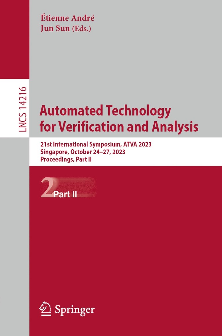 Automated Technology for Verification and Analysis 1