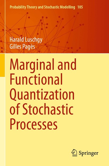 Harald Luschgy, Gilles Pagès - Marginal and Functional Quantization of Stochastic Processes, Häftad