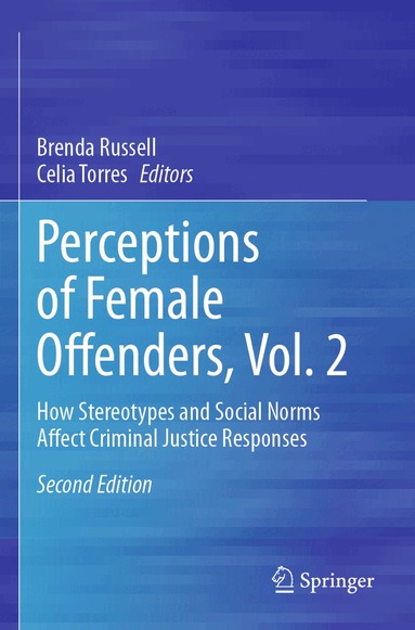 Brenda Russell, Celia Torres - Perceptions of Female Offenders, Vol. 2, Häftad
