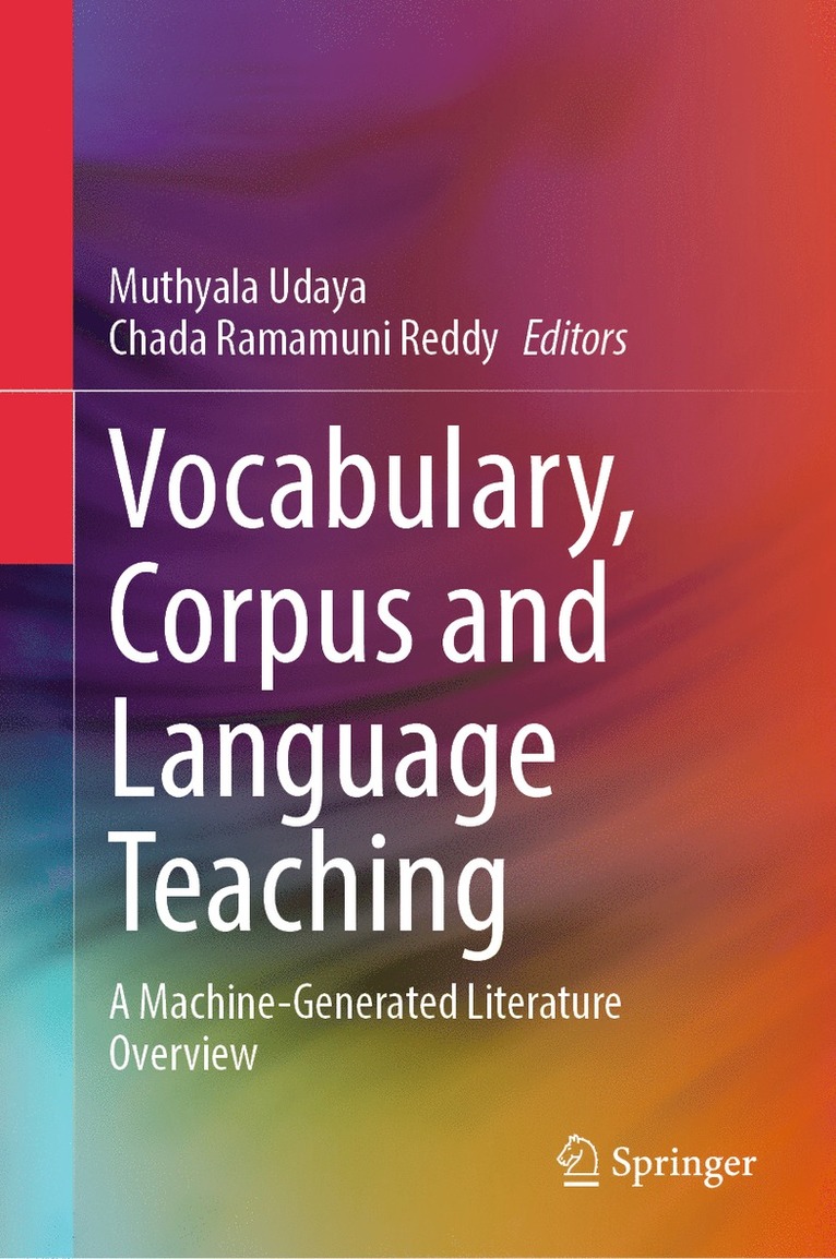 Muthyala Udaya, Chada Ramamuni Reddy - Vocabulary, Corpus and Language Teaching, Inbunden